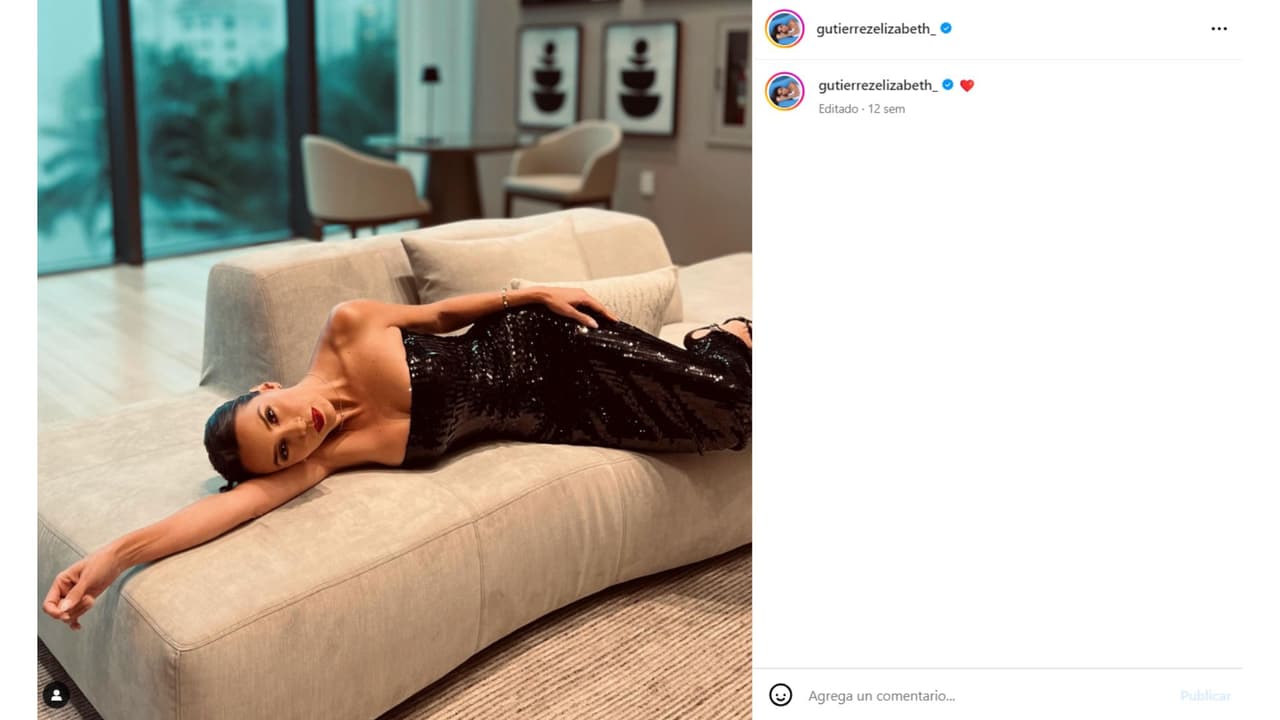 Así es la sala de la actriz.