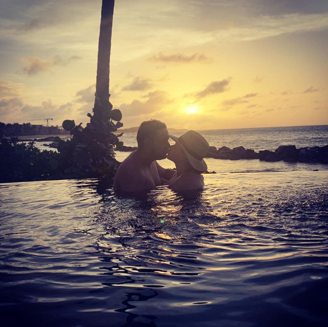 La pareja compartió en sus redes sociales fotos y videos que dejaban ver lo bien que la estaban pasando.