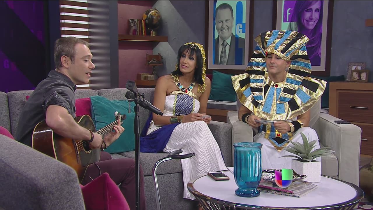 <b>Lili Estefan</b> y
<b>Carlos Calderón</b> no podían creer que el protagonista de la exitosa serie 'José de Egipto' estuviera lanzándose como cantante frente a ellos.