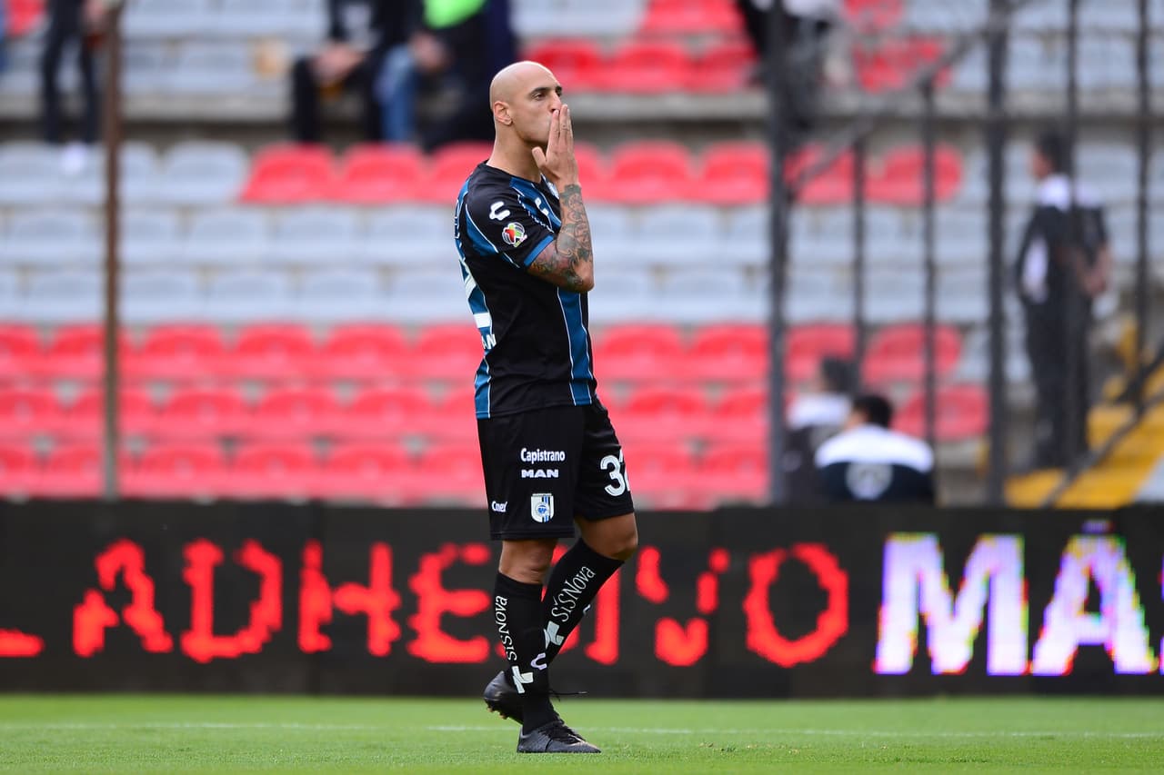 <b>Ariel Gerardo Nahuelpan</b> - El fichaje estrella del Querétaro ha sabido responder ya que se sitúa en la octava plaza con cinco goles.