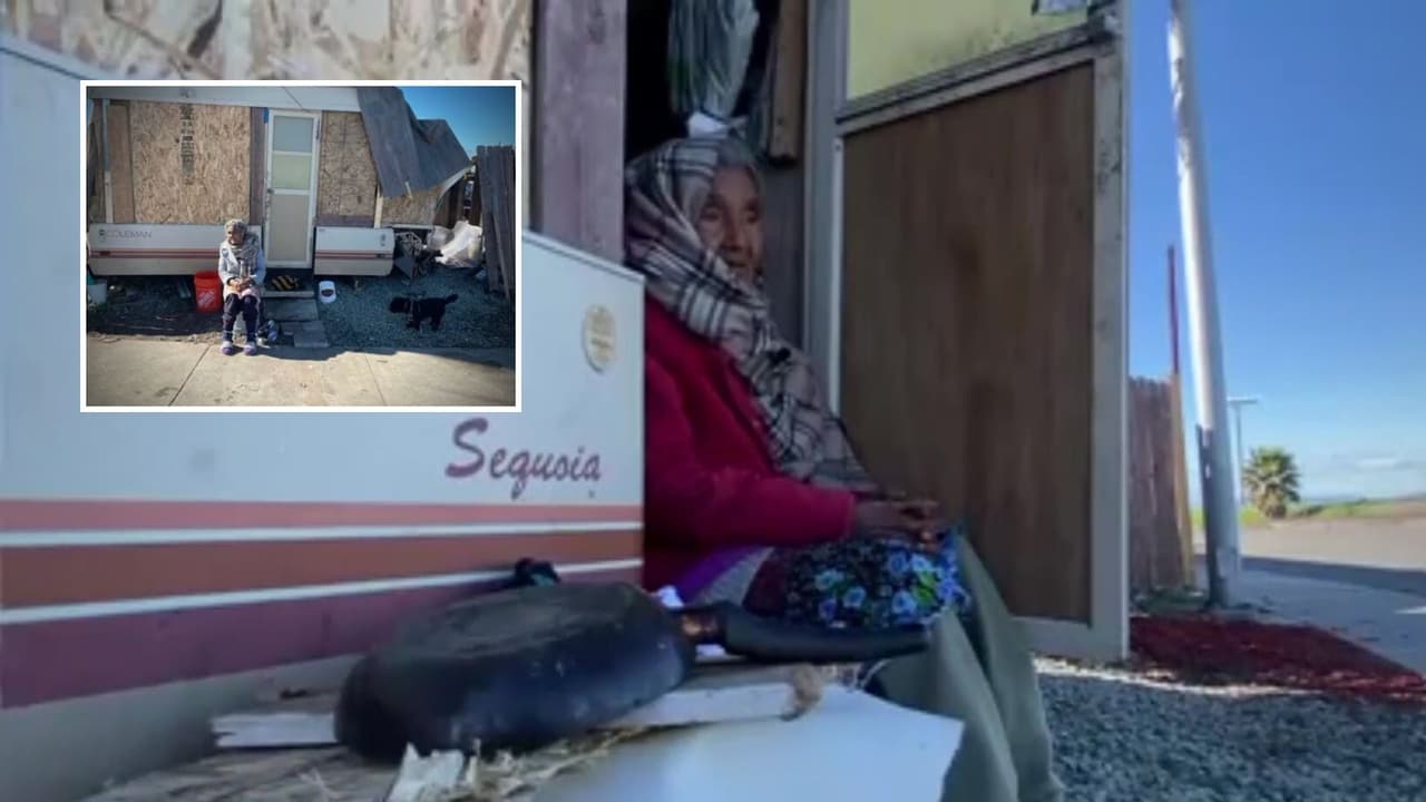Esta anciana mexicana vive como indigente en un camper destartalado, pero la comunidad ya la está ayudando