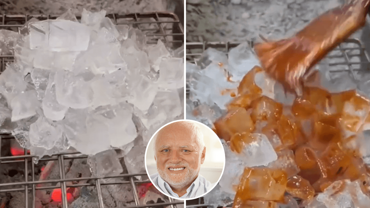 Hielo a la parrilla con salsa picante: el platillo se populariza en China e Internet está confundido
