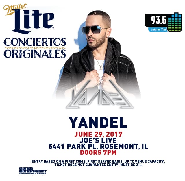 Miller Lite Conciertos Originales con Yandel