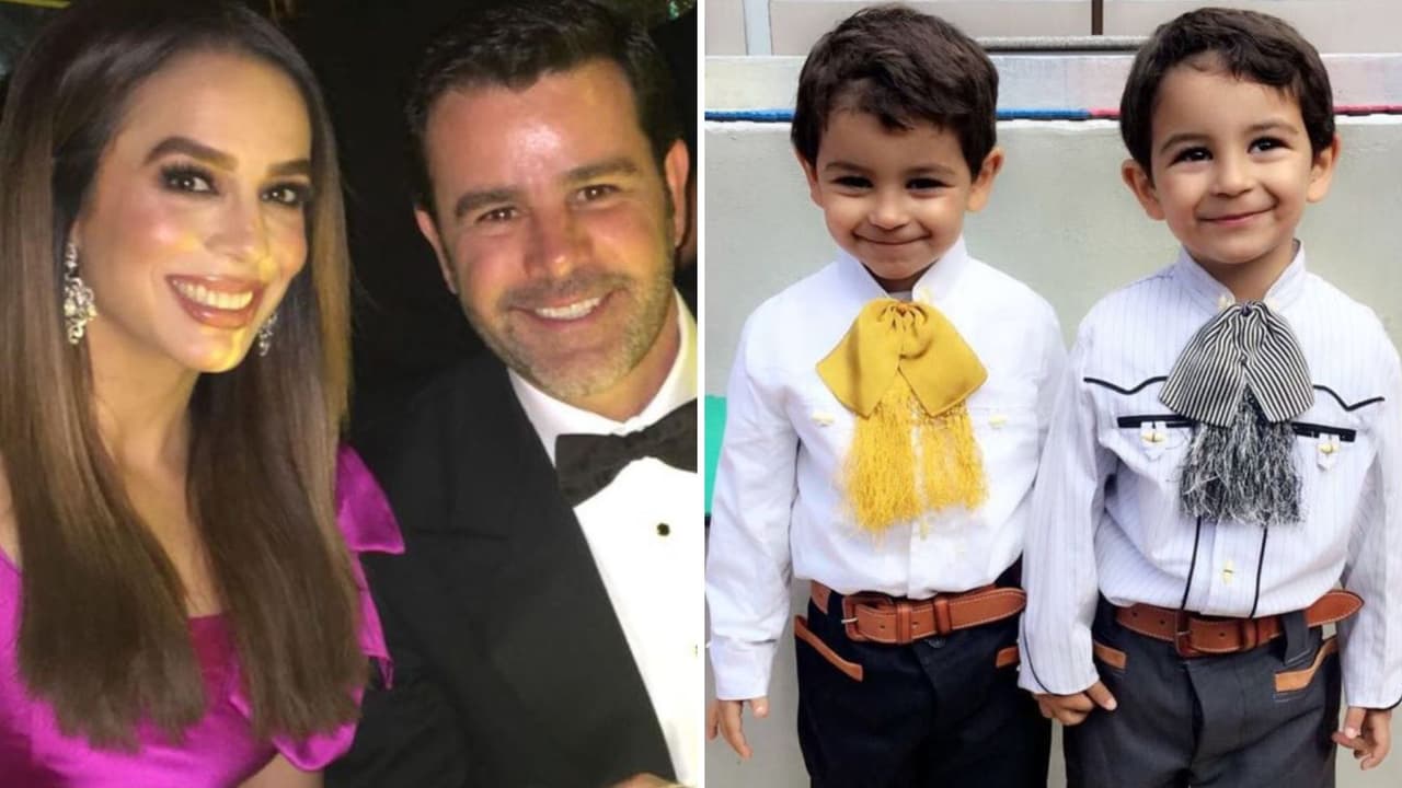 Eduardo Capetillo, Biby Gaytán y sus mellizos, Daniel y Manuel