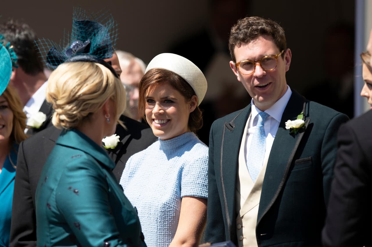 Jack tiene ya muchos años de conocer a la familia real, y acompañó a Eugenie a la boda de Meghan y Harry en mayo pasado.