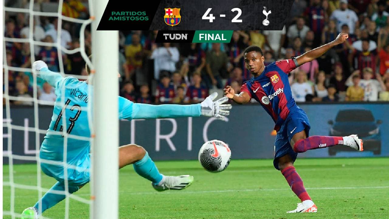 Barcelona remonta al Tottenham y gana el Trofeo Joan Gamper