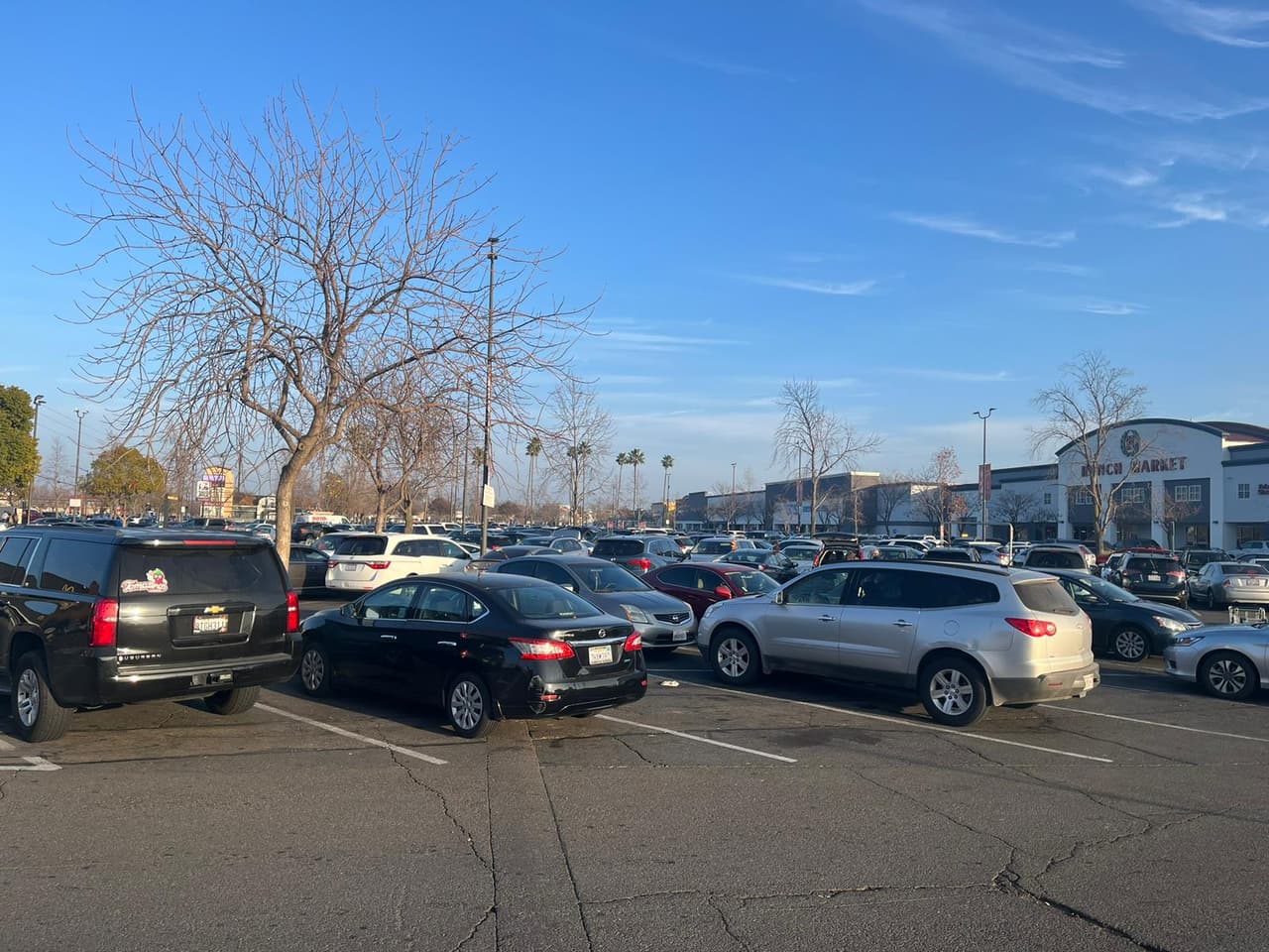 Congestionamientos y largas filas en Sacramento