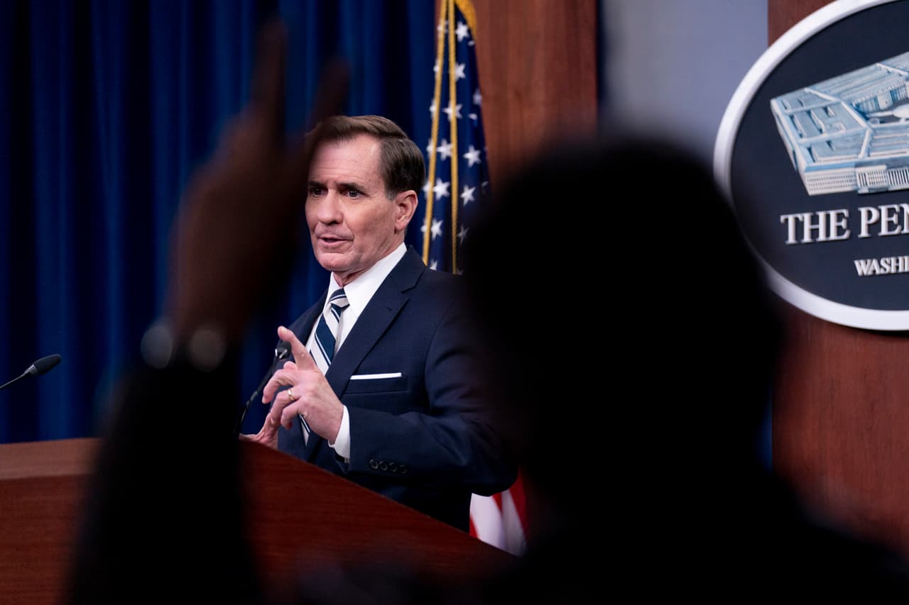 John Kirby, portavoz del Pentágono.