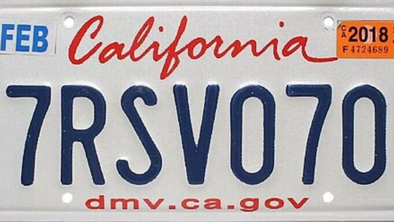California cambiará la secuencia de sus placas vehiculares por la escasez de combinaciones: ¿Cuándo y cómo será?