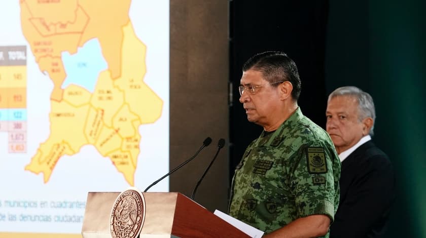 El general Luis Cresencio Sandoval, secretario de la Defensa Nacional de México, en una imagen de archivo de julio de 2019.