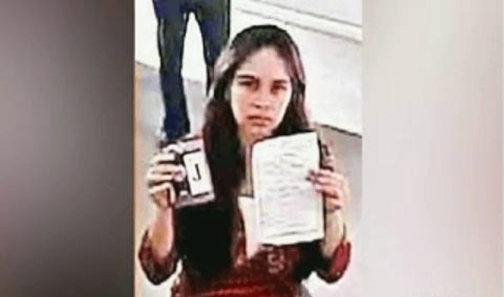 Captura de video de cámara de seguridad con "Chapodiputada"