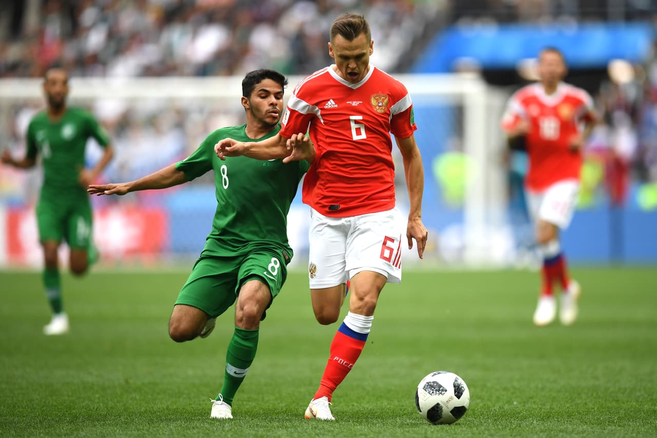 En el partido, Rusia se mostró dominante desde el comienzo del partido.