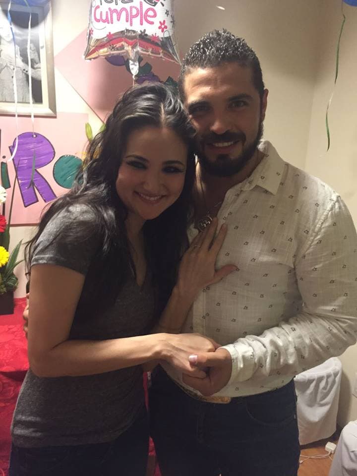 Aquí una muestra de la felicidad de ambos en ese momento.