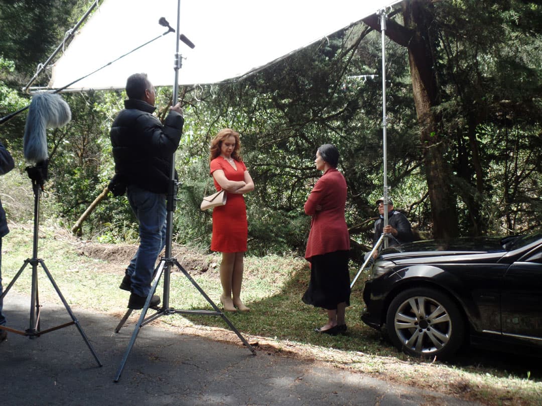 Ya todo estaba listo para iniciar... 3, 2, 1, ¡Acción! Las cámaras comenzaron a grabar.