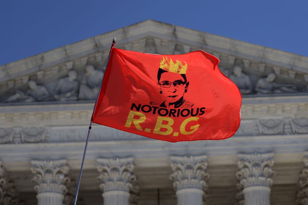 Ruth Bader Ginsburg se convirtió en un símbolo de las luchas por los derechos de la mujer