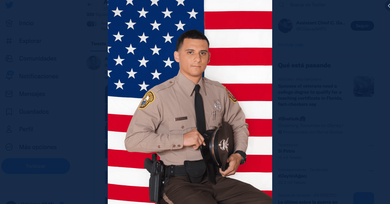 "Sucumbió a sus heridas": Muere el policía de Miami-Dade Cesar 'Echy' Echaverry