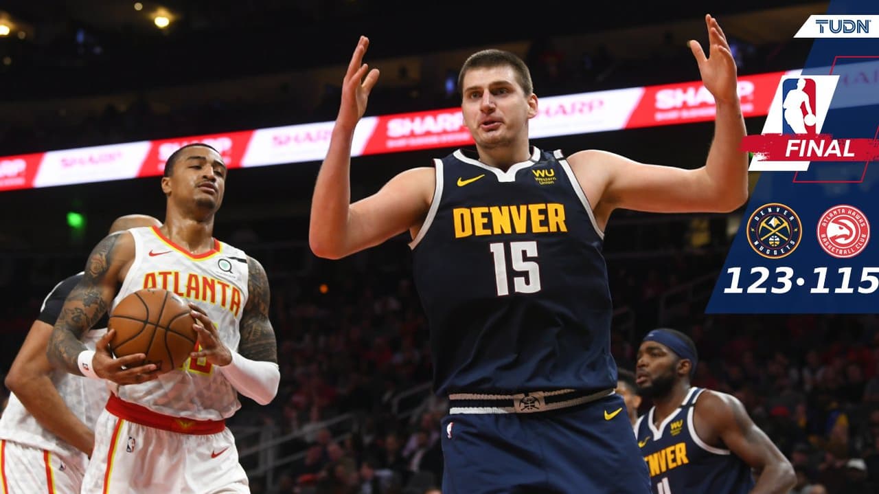 Nikola Jokic con la mejor noche de su carrera y Denver gana a Atlanta