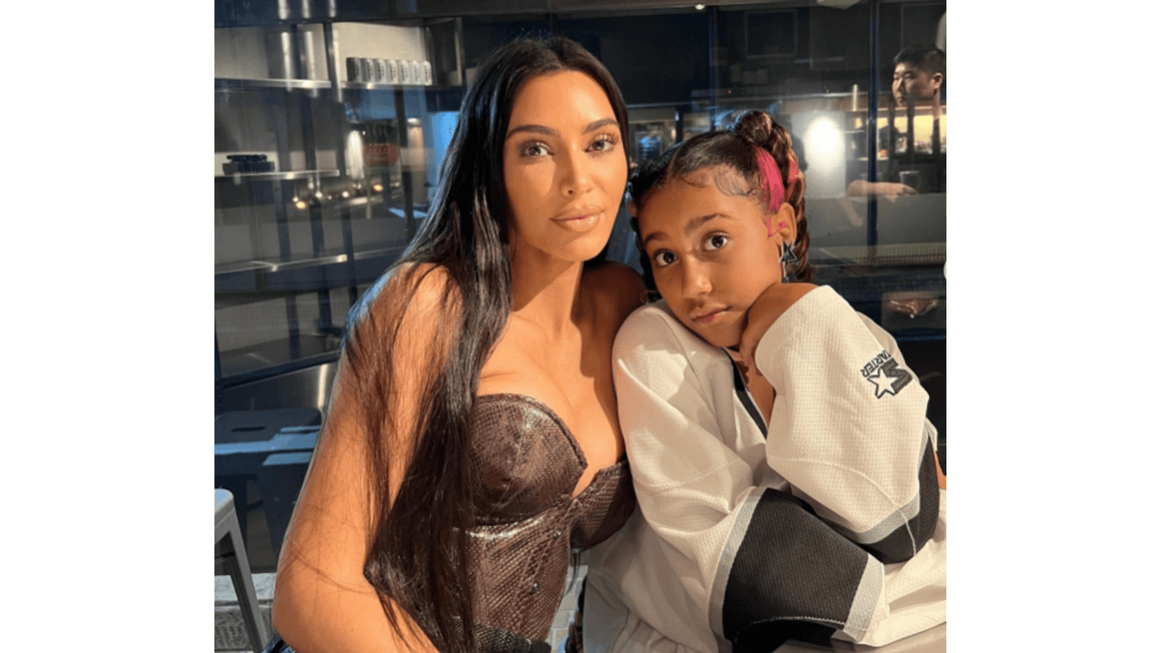 Kim Kardashian y su hija, North West