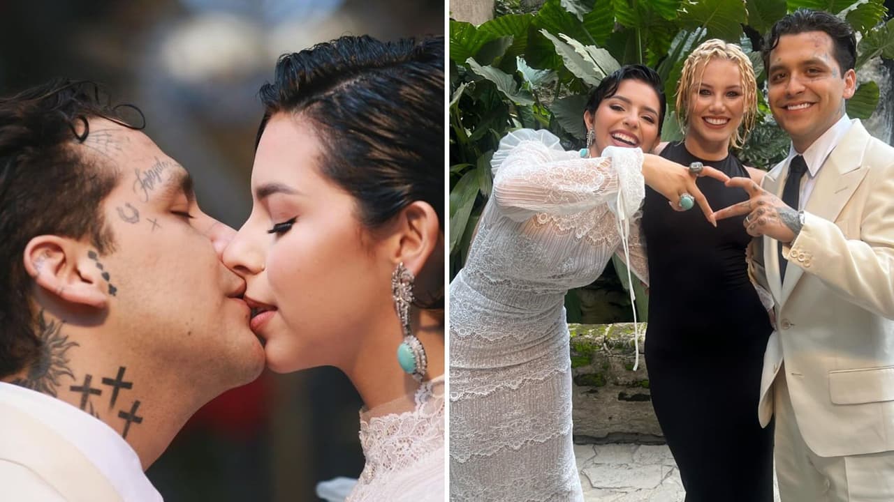 Ángela Aguilar usó un segundo vestido de novia para su boda con Nodal: costaría sólo 675 dólares