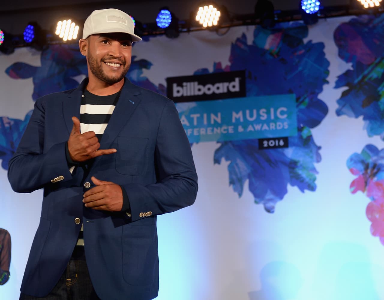 Don Omar durante la Billboard Latin Conference 2016 en Miami, el 27 de abril de 2016