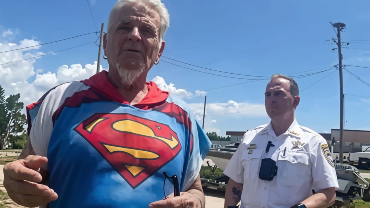 Hombre vestido de Superman es arrestado por presunto robo en un bote en Florida