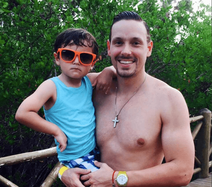 El actor ha dejado ver cómo ha crecido su hijo Romeo a través de las redes sociales.