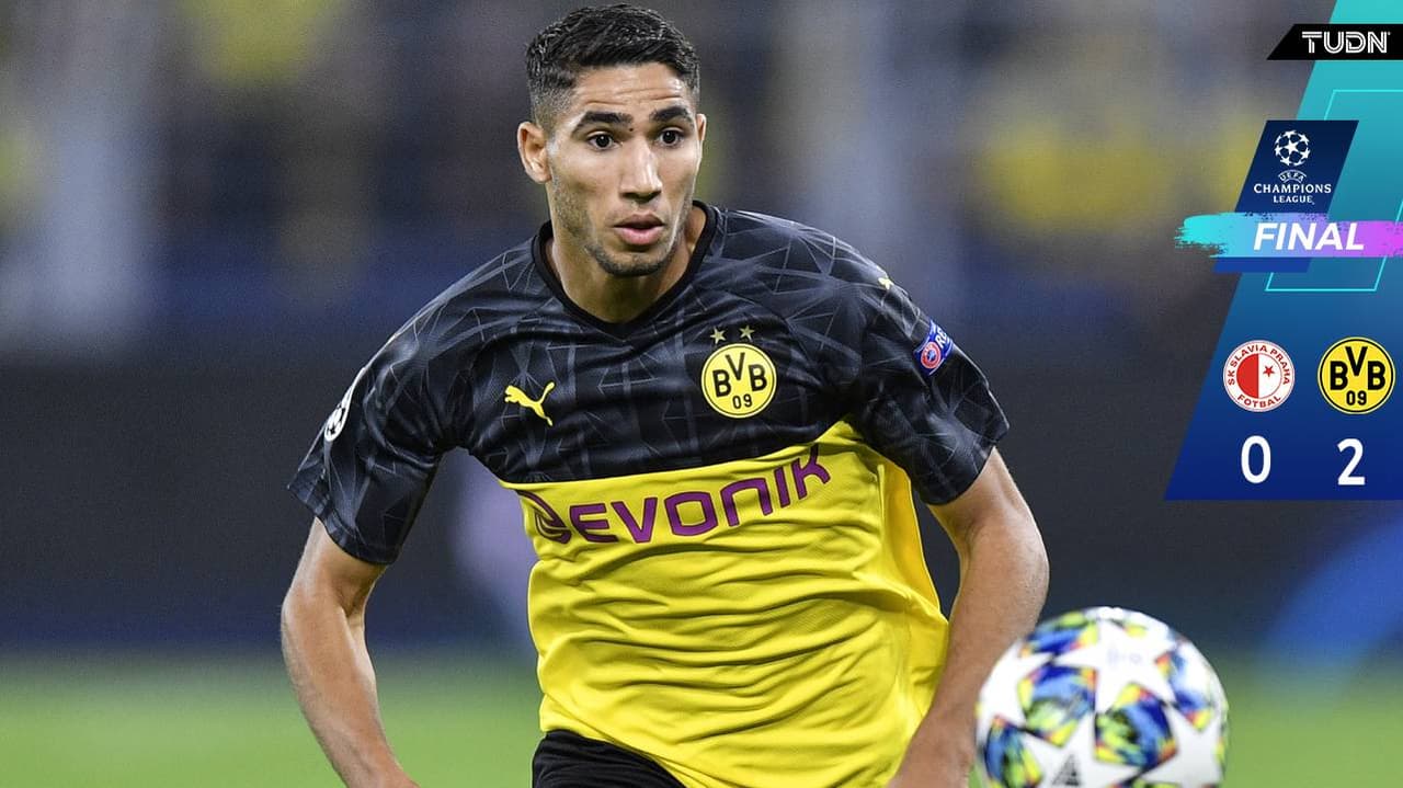 Sin brillo, un Dortmund práctico venció al Slavia Praga