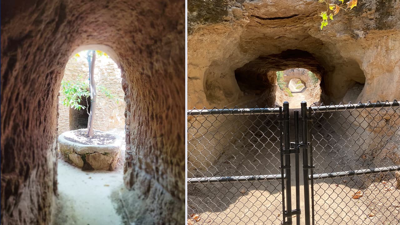 La visita a los denominados
<b><a href="https://www.facebook.com/ForestiereUndergroundGardens" target="_blank">Jardines Subterráneos de Fresno</a></b> es llegar a un oasis en medio de la calurosa ciudad. Ubicado justo en la avenida
<b>Shaw, a dos cuadras de la carretera 99, </b>el lugar fue construido entre 1906 y 1946 por un italiano, inmigrante de Sicilia, que quiso replicar los túneles con bodegas de vino que tenía su familia en la lejana Italia.