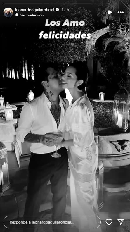 Ángela Aguilar portó su segundo vestido de novia durante la celebración de su boda.