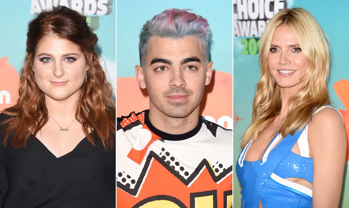 Ellos son los famosos - y niños - que llegaron a la fiesta.