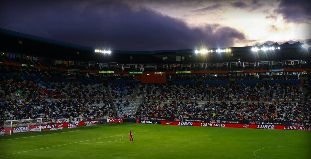 Estadio Hidalgo en la ida de los cuartos de final
