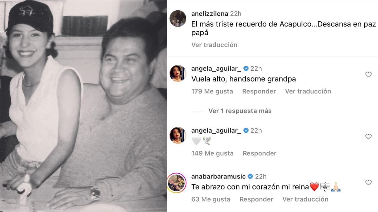 Así despidió Ángela Aguilar a su abuelo materno luego de darse a conocer su muerte.