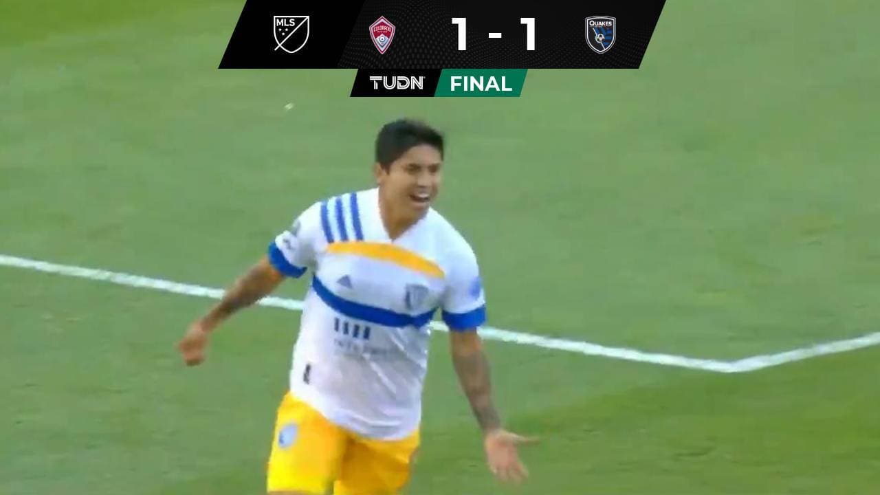 Golazo de Chofis dio empate a SJ Earthquakes ante Colorado Rapids