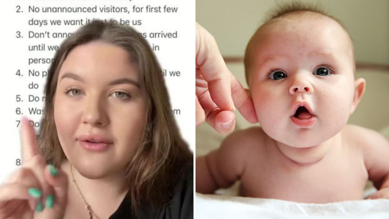 Esta mamá causó polémica por imponer 12 reglas para conocer a su bebé, ¿exageró o hizo bien?