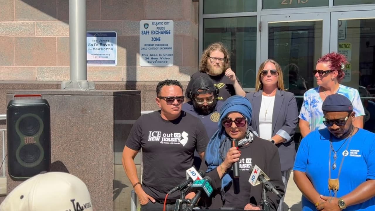 Protesta contra ICE en Atlantic City termina con cinco arrestos; acusan a policía de interferir