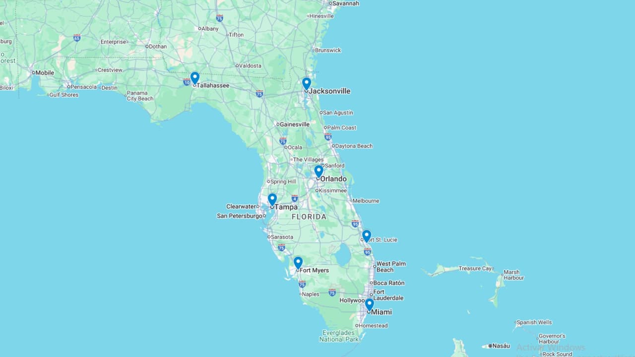 Miami, Tallahassee, Orlando, Jacksonville, Fort Myers, Stuart y Tampa encabezan la lista de ciudades con más operativos migratorios.