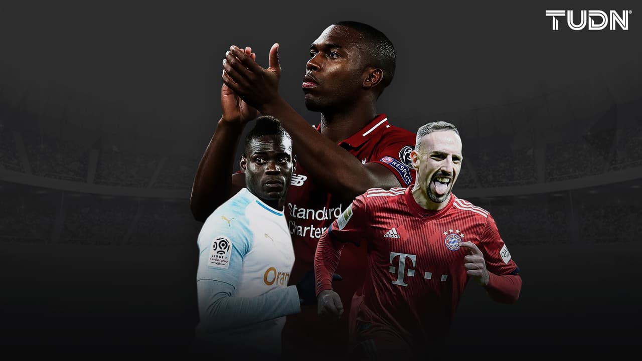 Alves, Sturridge, Ribery y Balotelli son agentes libres.