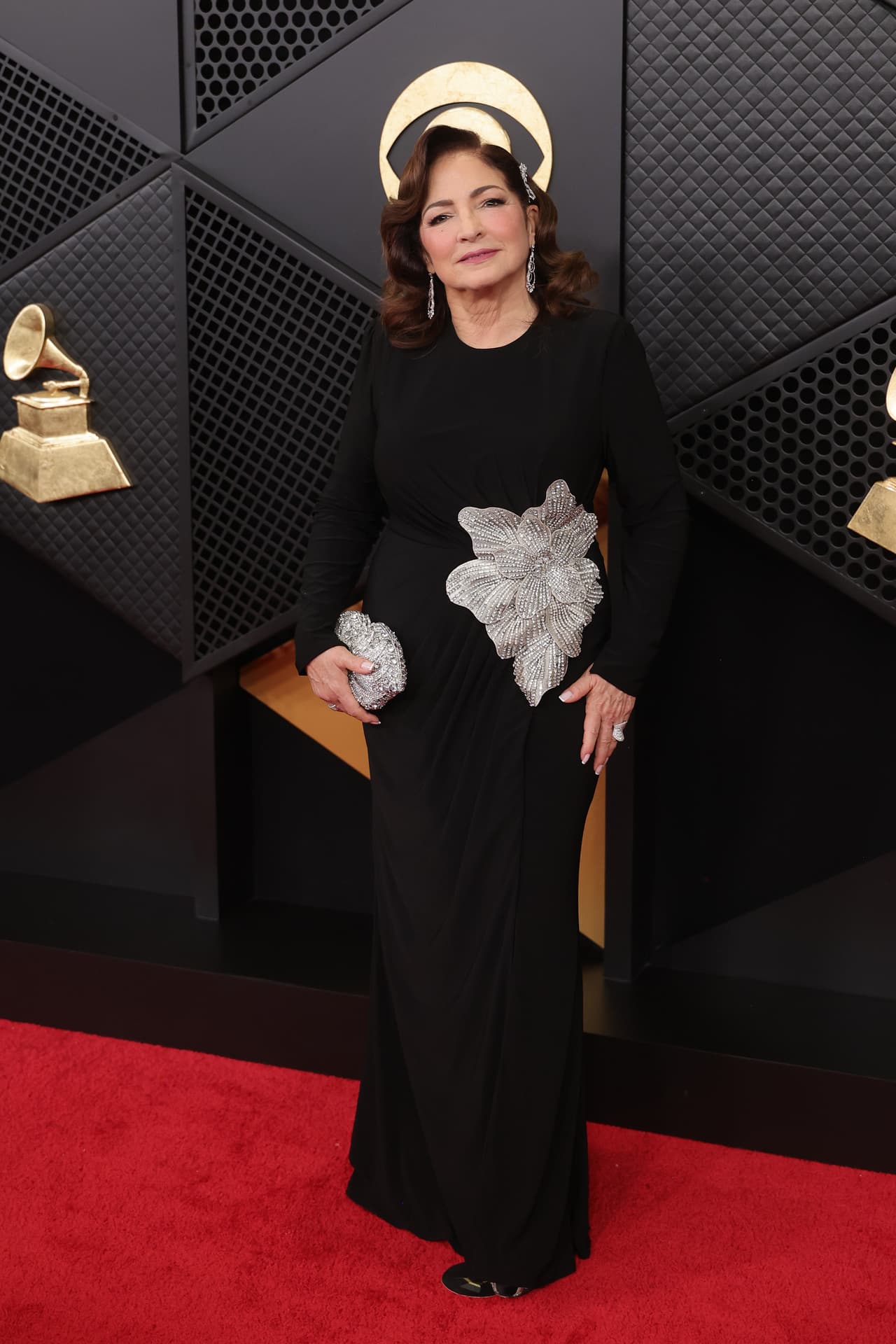 Gloria Estefan en los GRAMMY 2026.