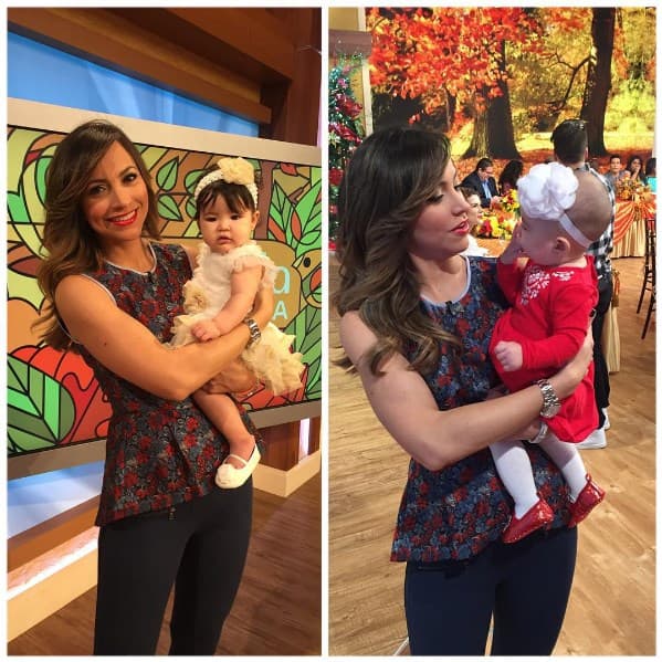 La tía Satcha es muy amorosa y apapacha por igual a todos sus pequeños sobrinos. Aquí la vemos con Baby Giulietta y Baby Michelle.