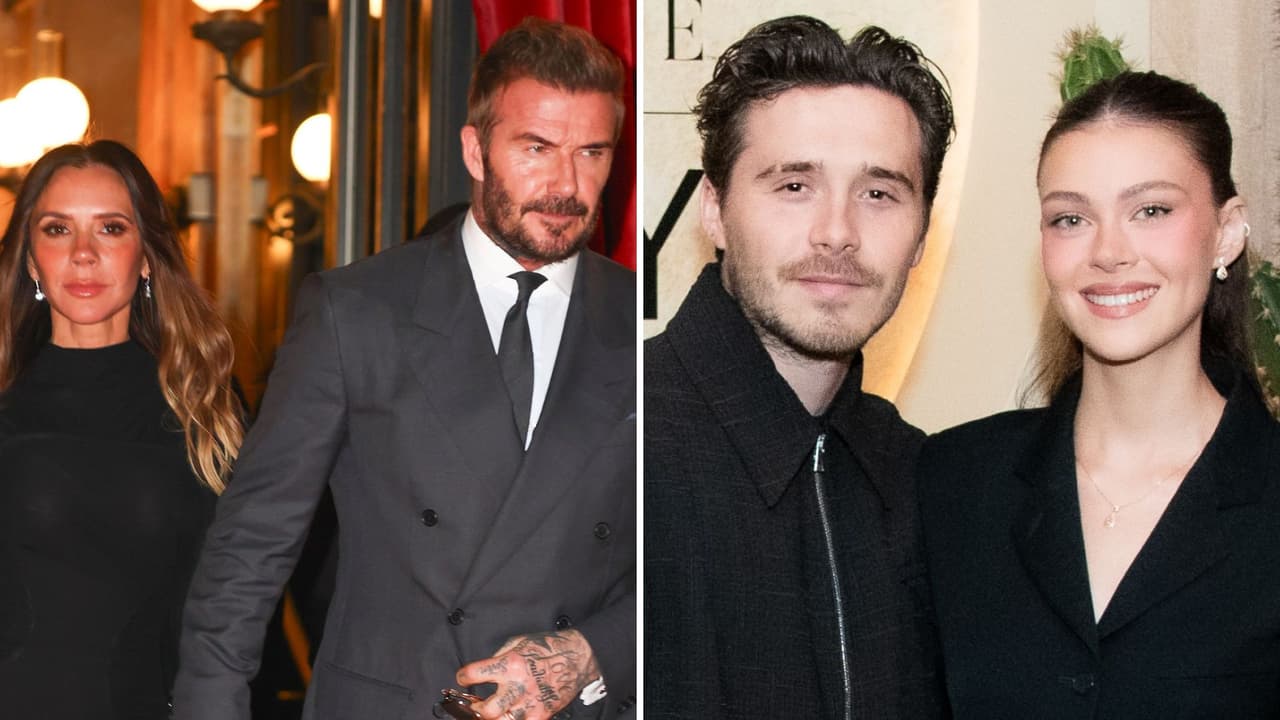 David y Victoria Beckham reaparecen al lado de sus hijos, y sus novias, tras acusaciones de Brooklyn