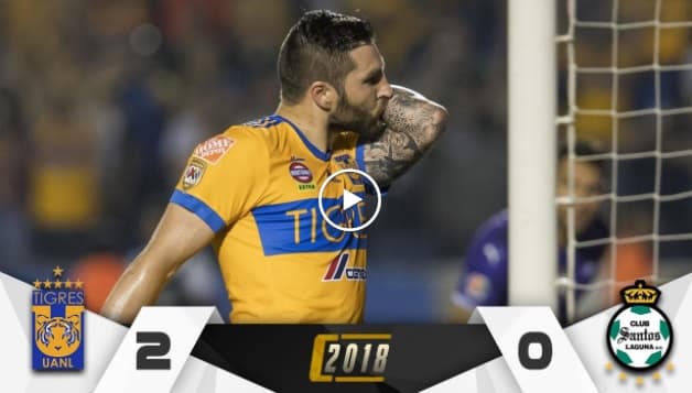 ¡Zarpazos de muerte! Tigres se lleva una ventaja ante Santos que parece definitiva