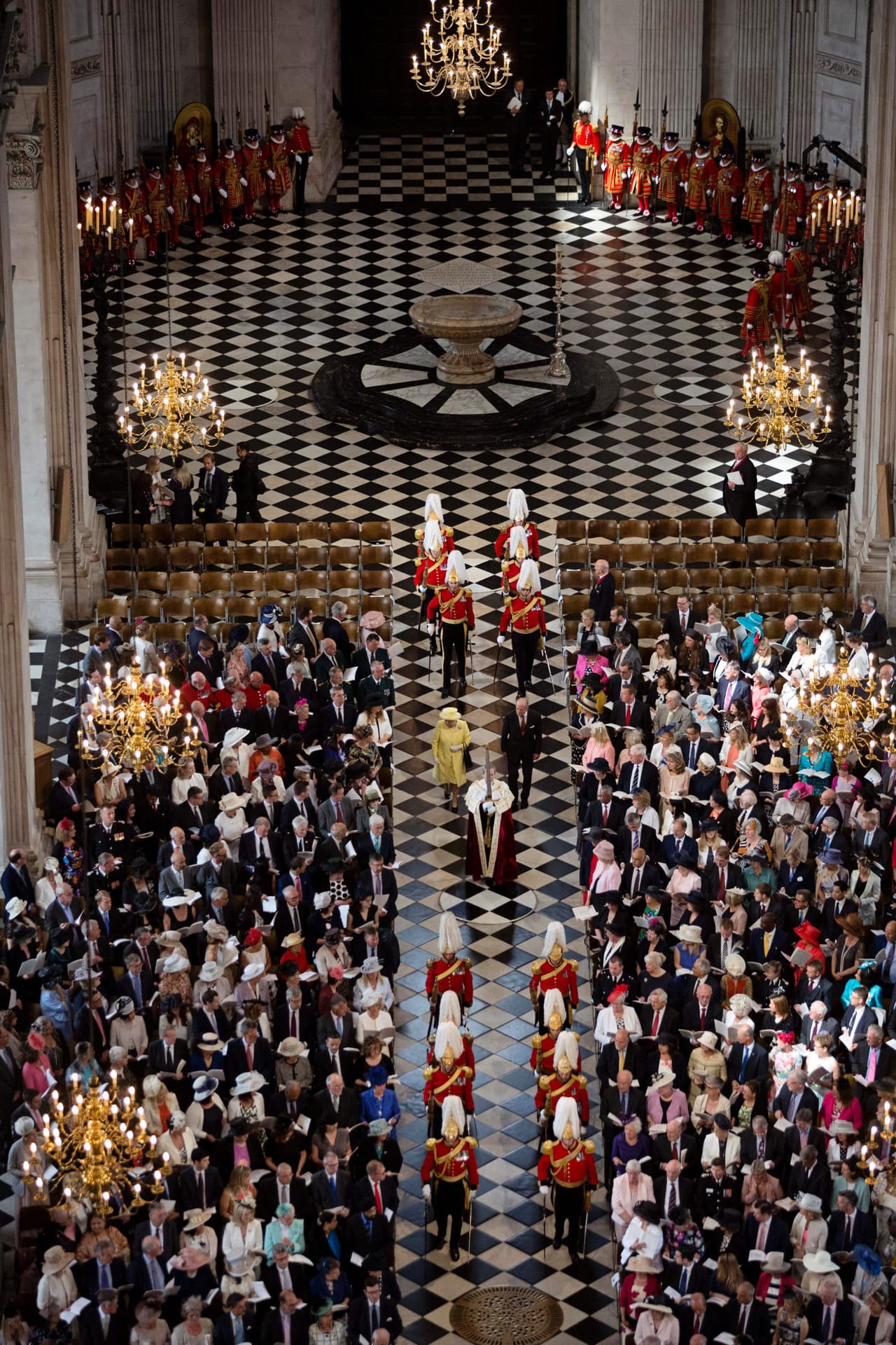 Varios invitados selectos se dieron cita en San Pablo.