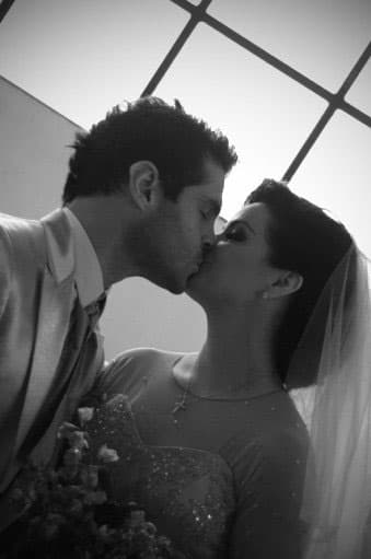 Meses más tarde, en marzo del 2012, se casó por la iglesia.