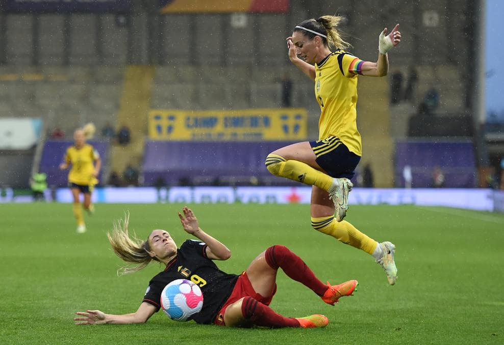 En la agonía del partido Suecia eliminó a Bélgica para llevarse el boleto a la Semifinal de la Eurocopa Femenina 2022.