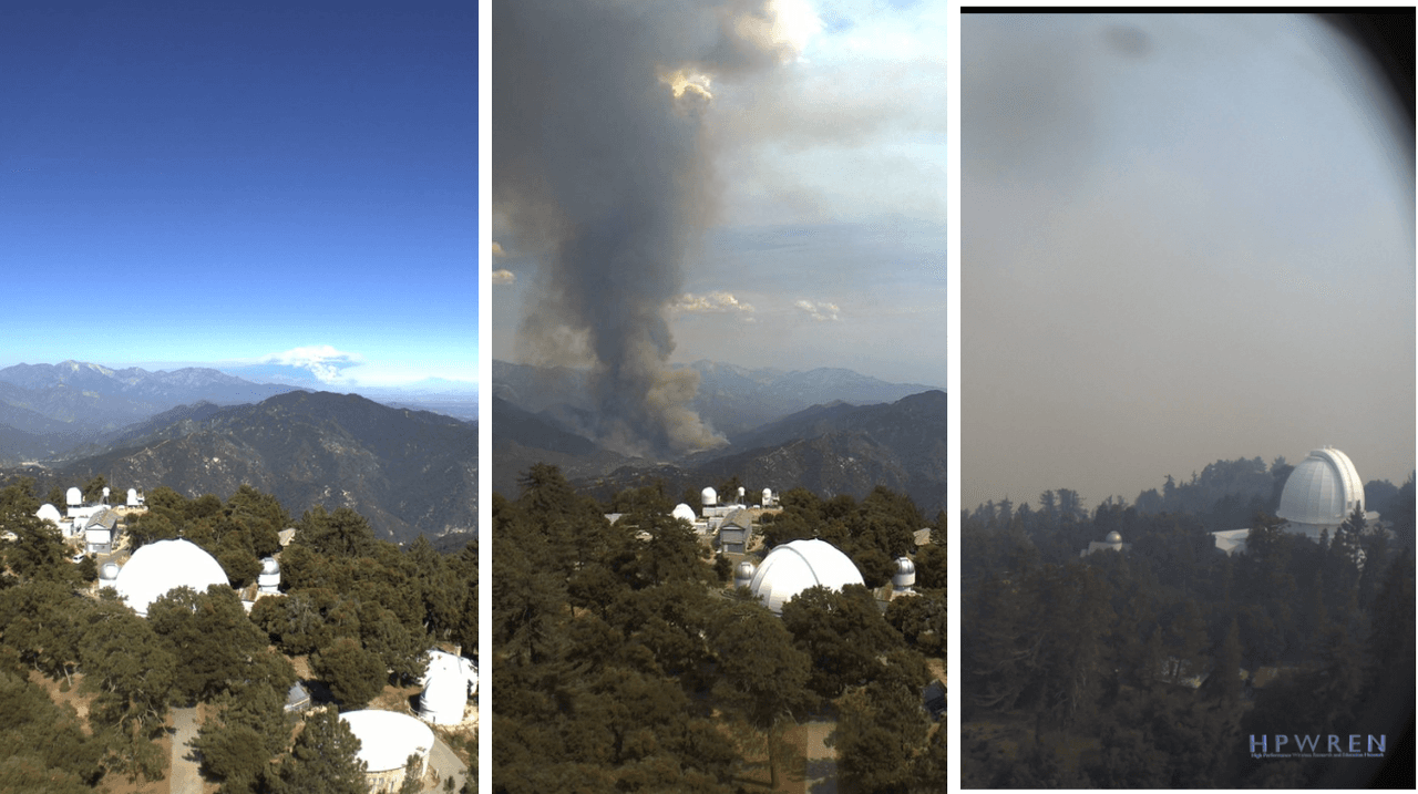 En el área del observatorio se encuentran infrestructuras de radio y televisión por lo que las autoridades advierten que pudiera haber interrupciones durante el siniestro.