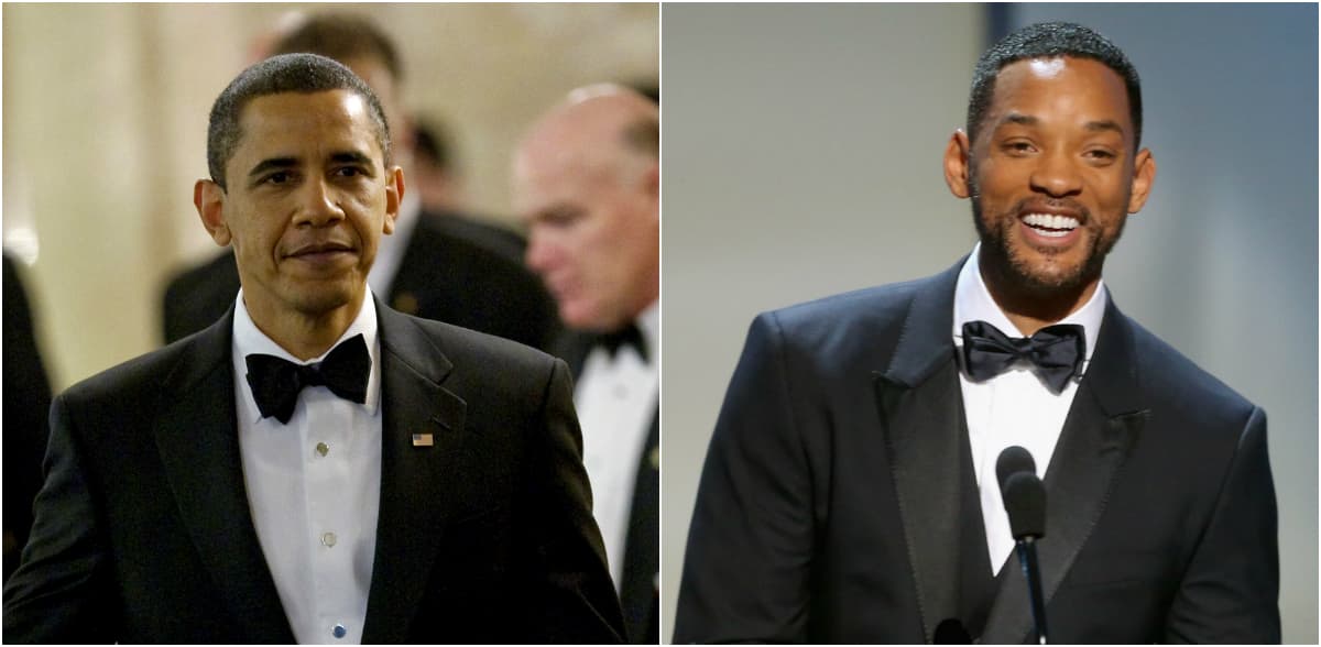 Tanto Obama como Will lucen guapísimos en smoking.