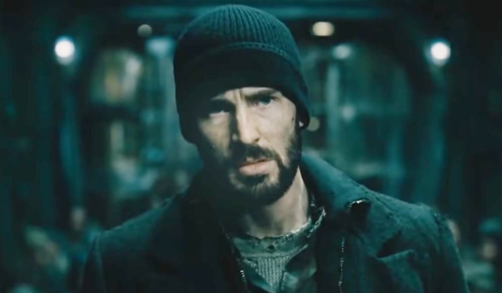 Chris Evans en 'El expreso del miedo', disponible en ViX