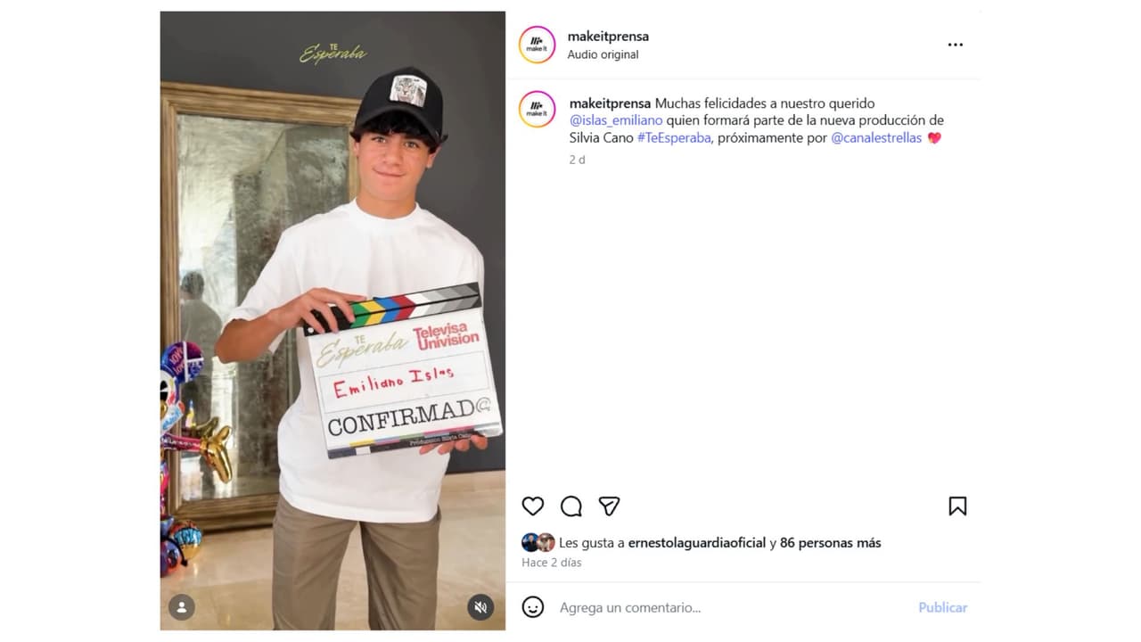 Así luce Emiliano Islas a sus 15 años.
