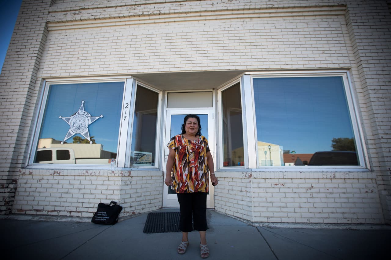 San Juanita de la Cruz, residente de Wilder.