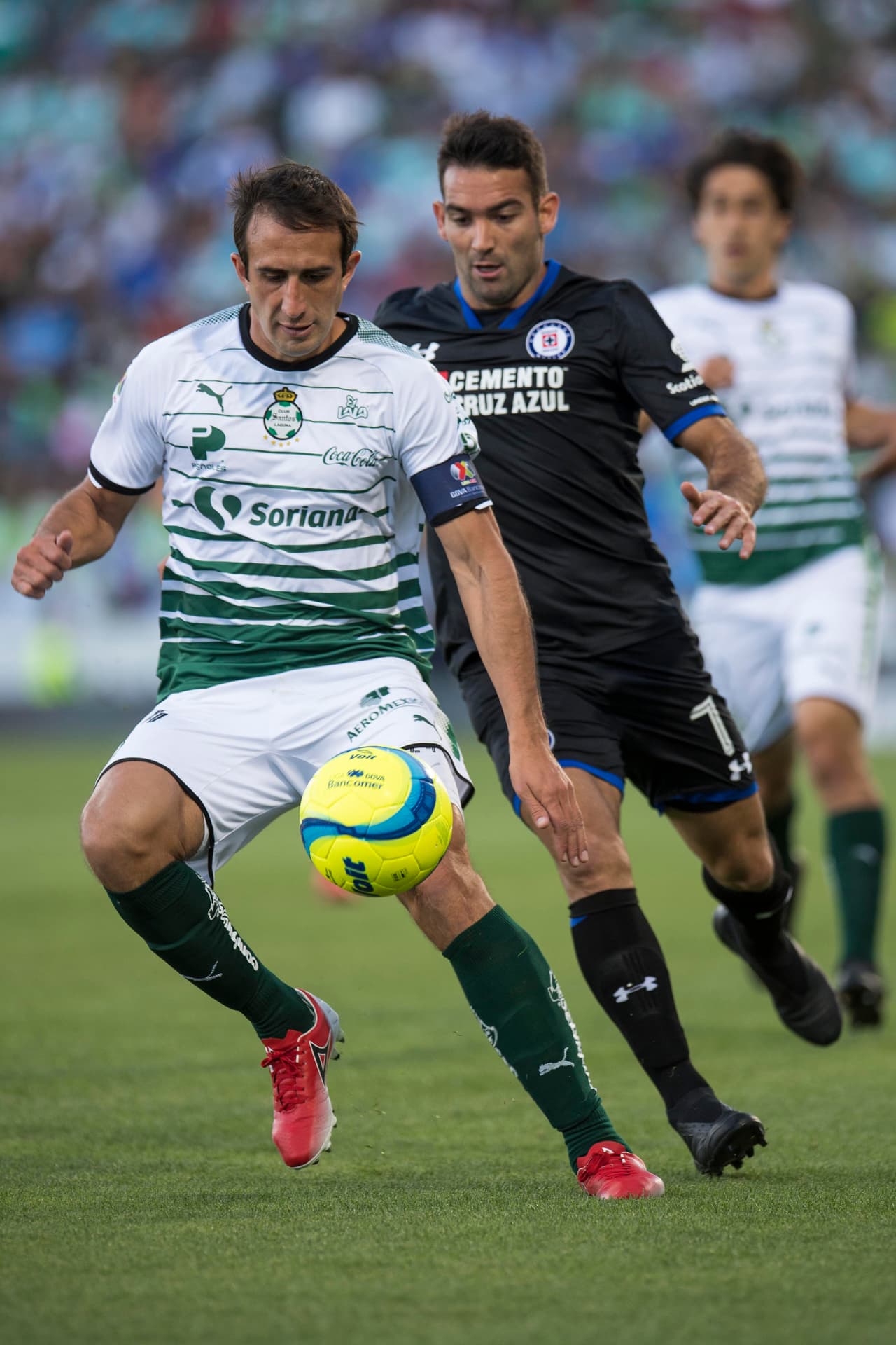 El equipo celeste no ha funcionado y hoy fueron superados de principio a fin por Santos.